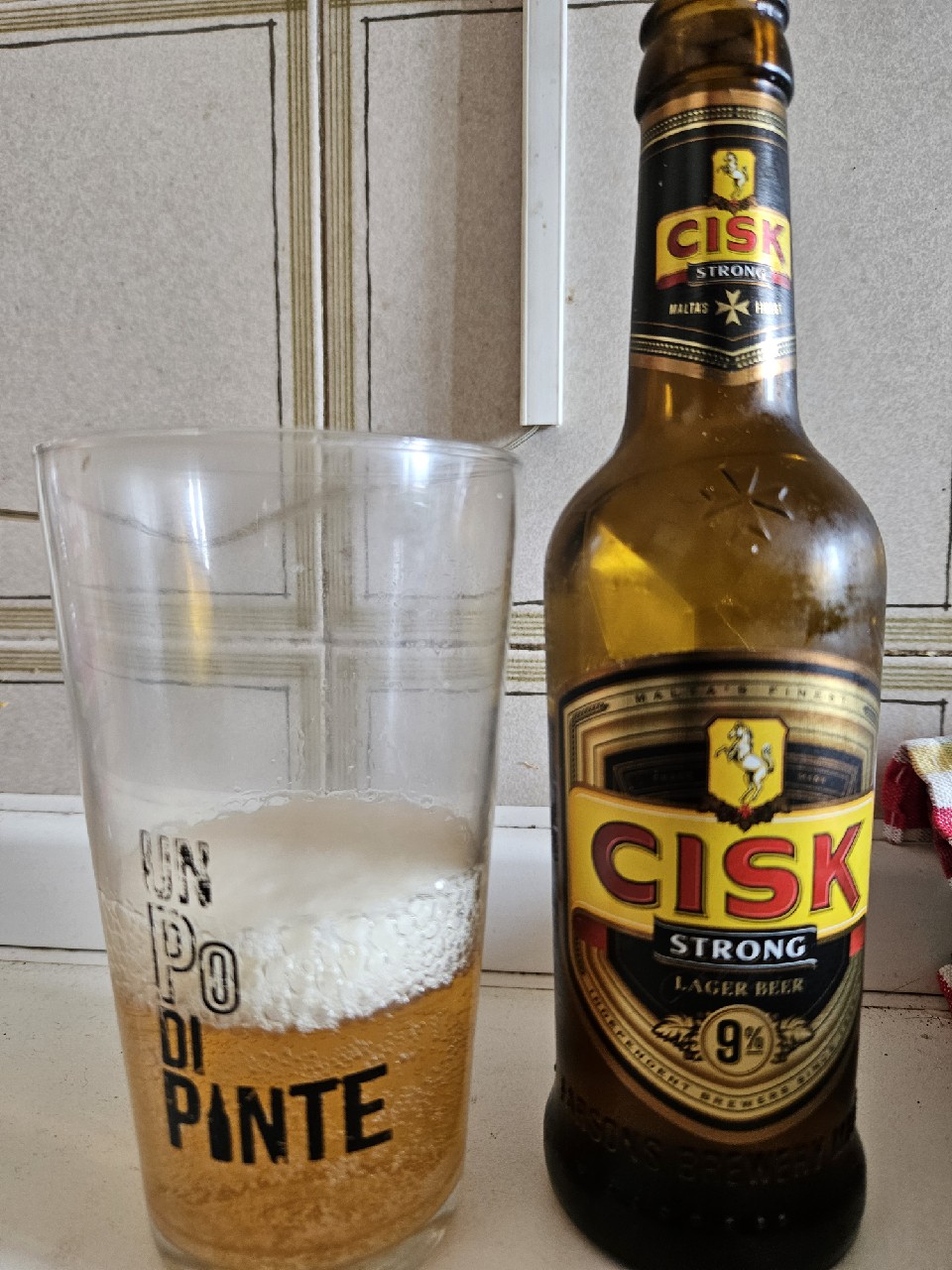 Cisk XS Extra Strong Lager Beer, Malta