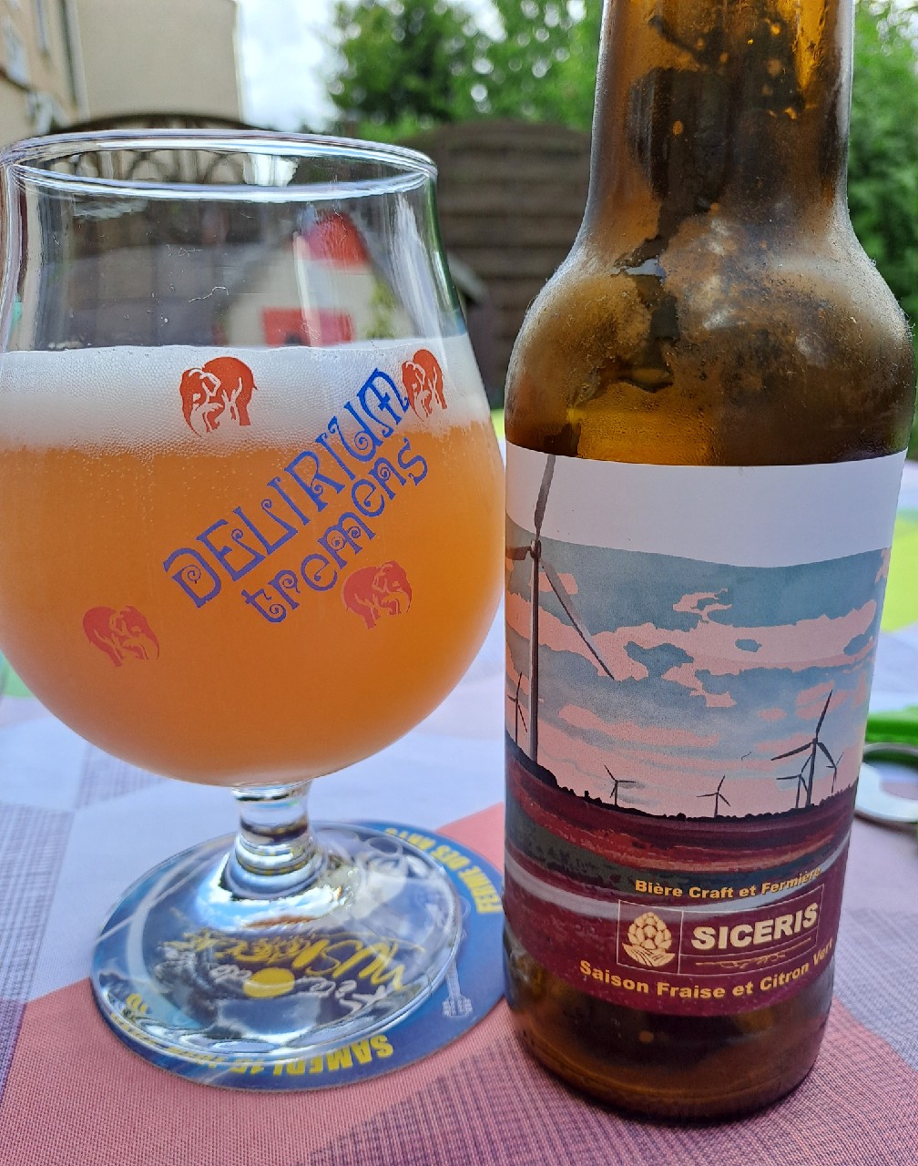 Siceris Saison Fraise Et Citron Vert, Siceris