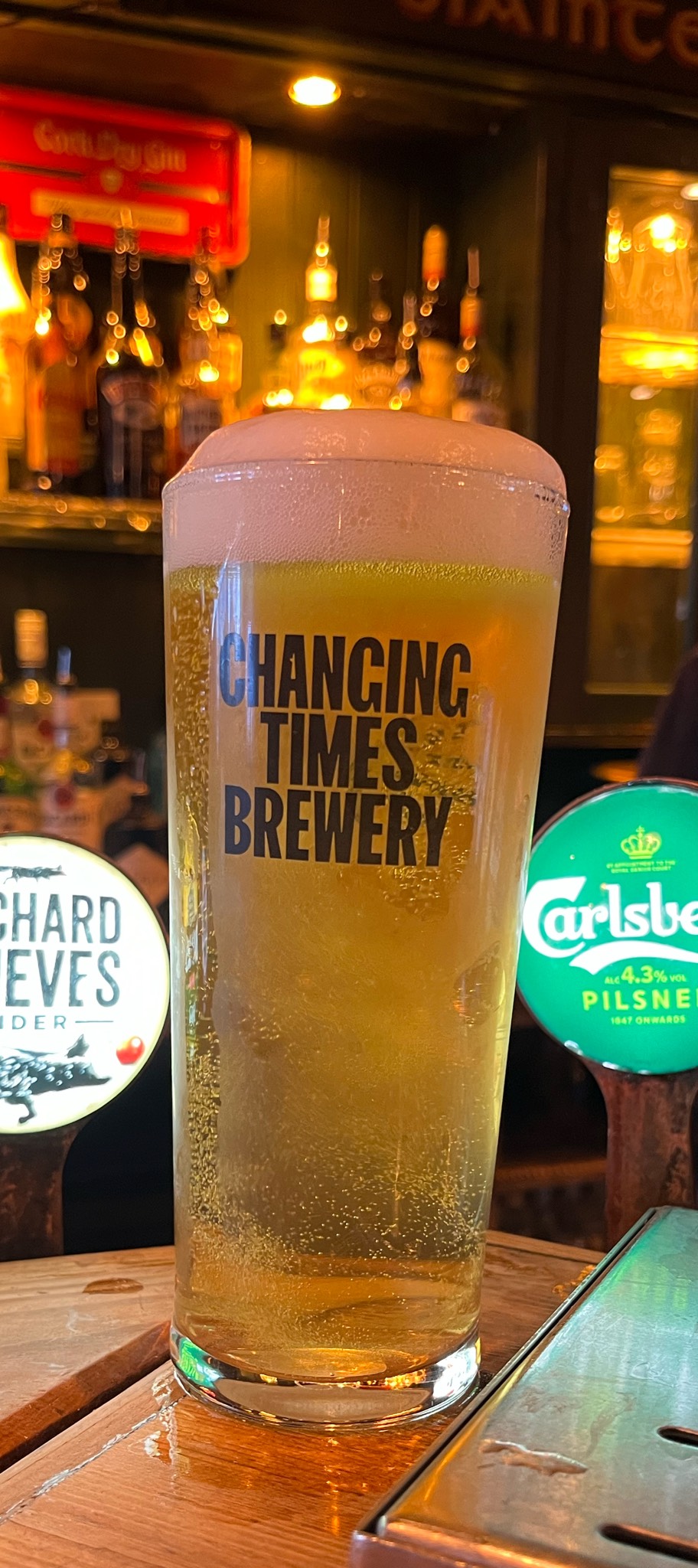 after hours pale ale, Changing time brewery