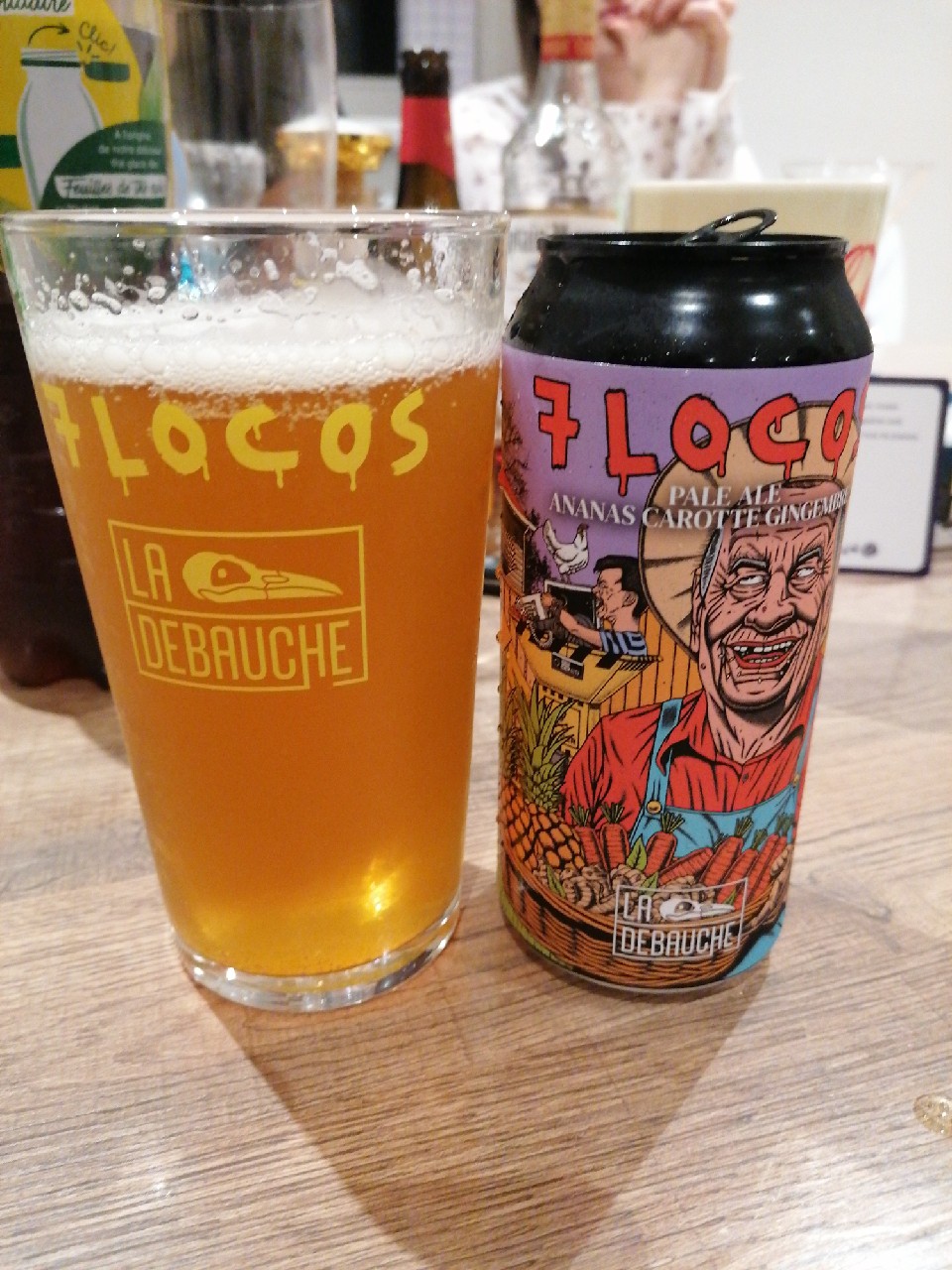 7 Locos - Pale Ale Ananas Carotte Gingembre, France