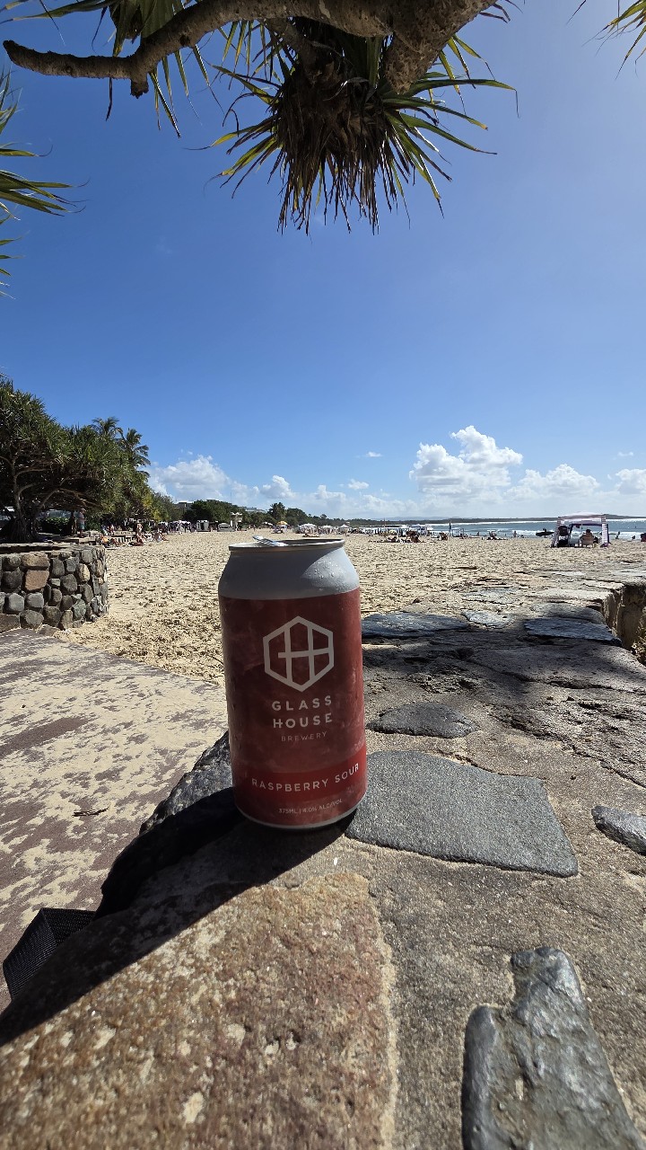 Glass House Raspberry Sour, Glass House Brewery
