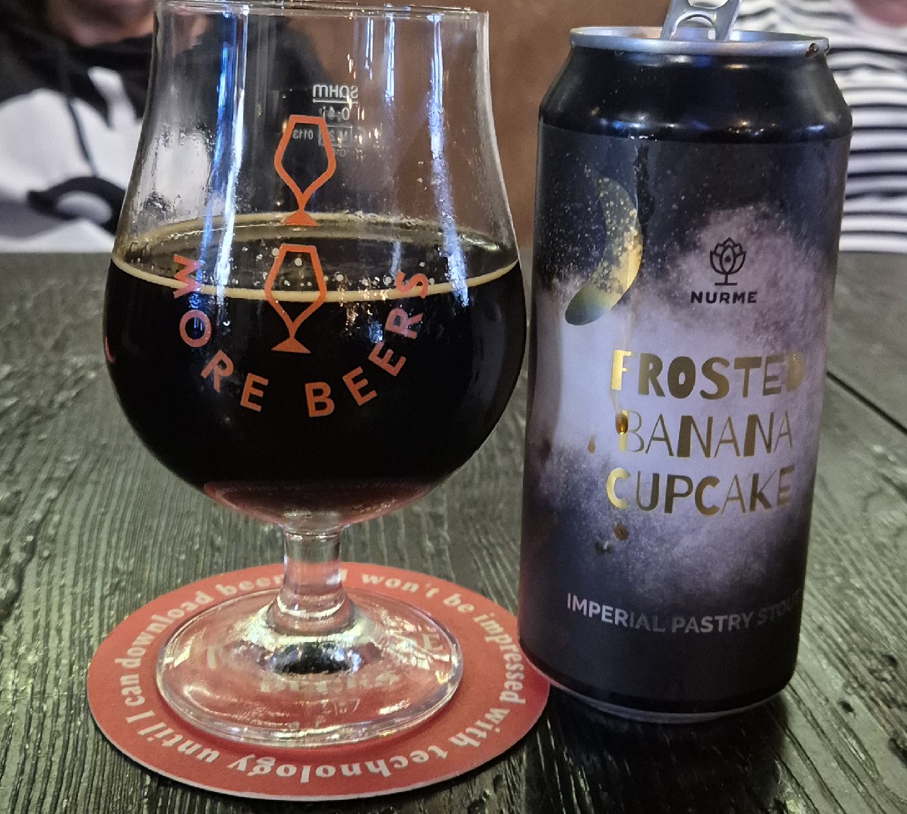 Frosted banana cupcake, Latvia