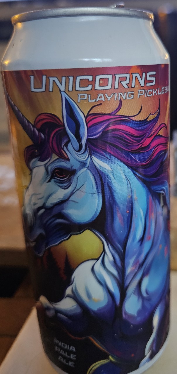 unicorns playing pickleball, Saucony Creek Brewing Co