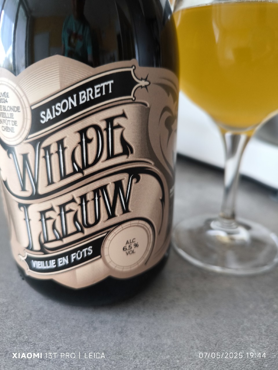 Wilde Leeuw Saison Brett Rhubarbe, France