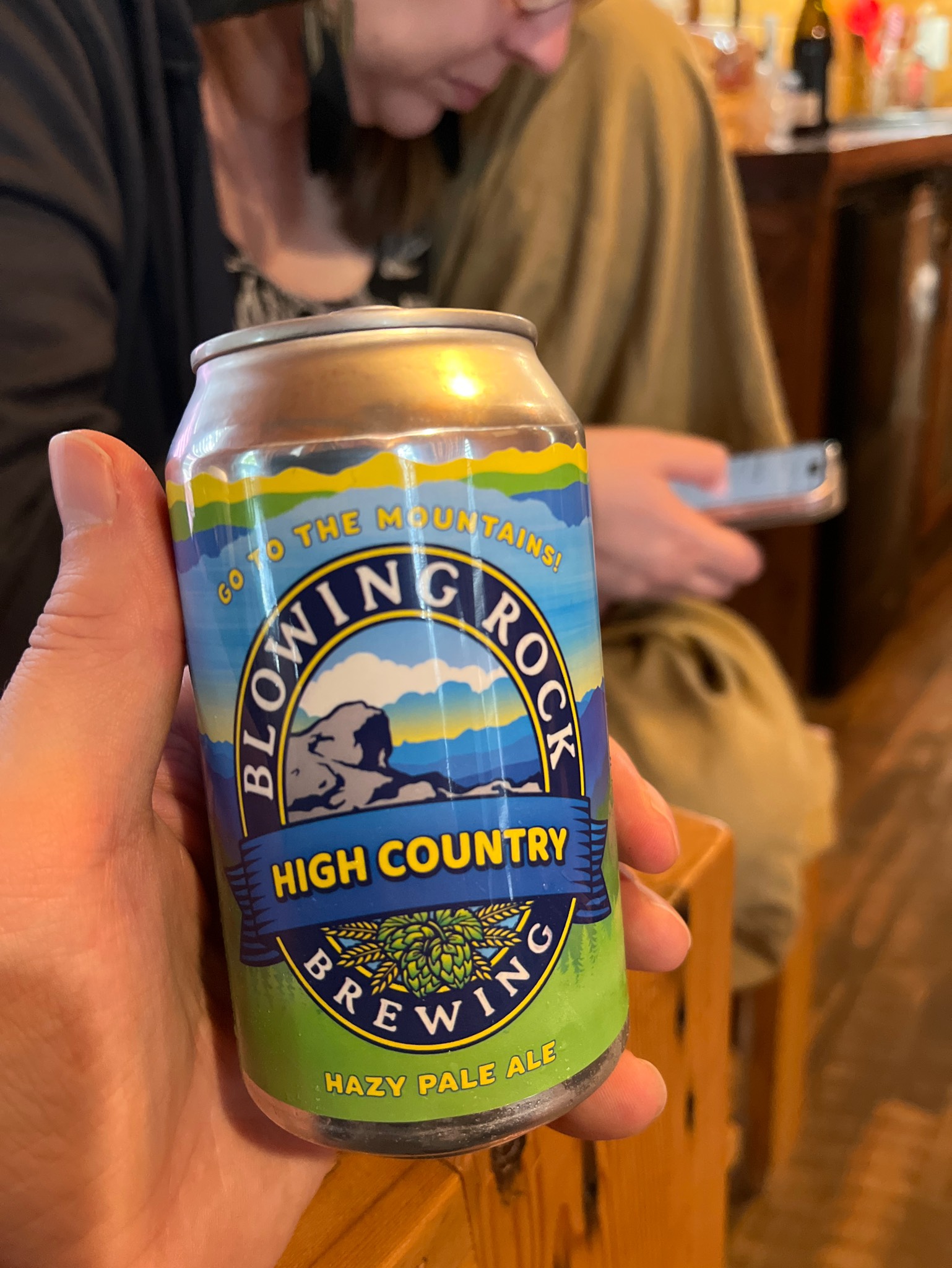 High country hazy pale ale, Blowing Rock Brewing Company