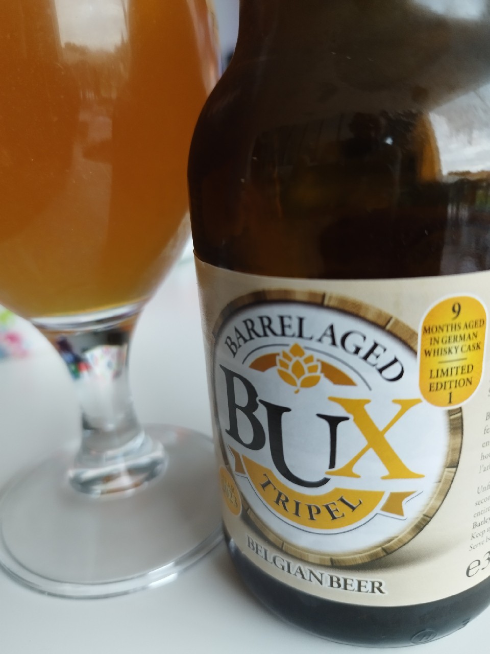 barrel aged bux tripel, Brouwerij Biermaekers