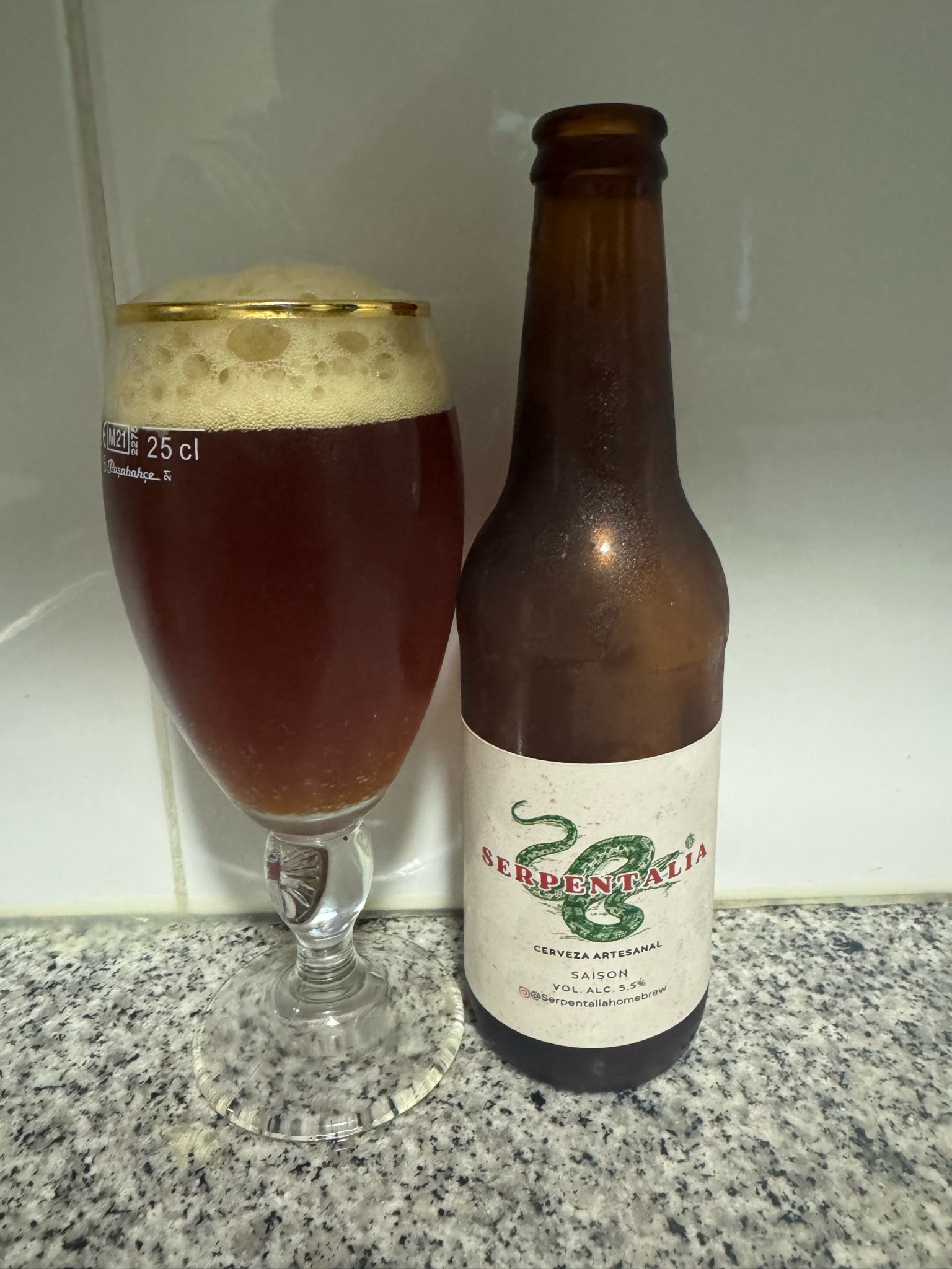 saison, Serpentalia Home Brew