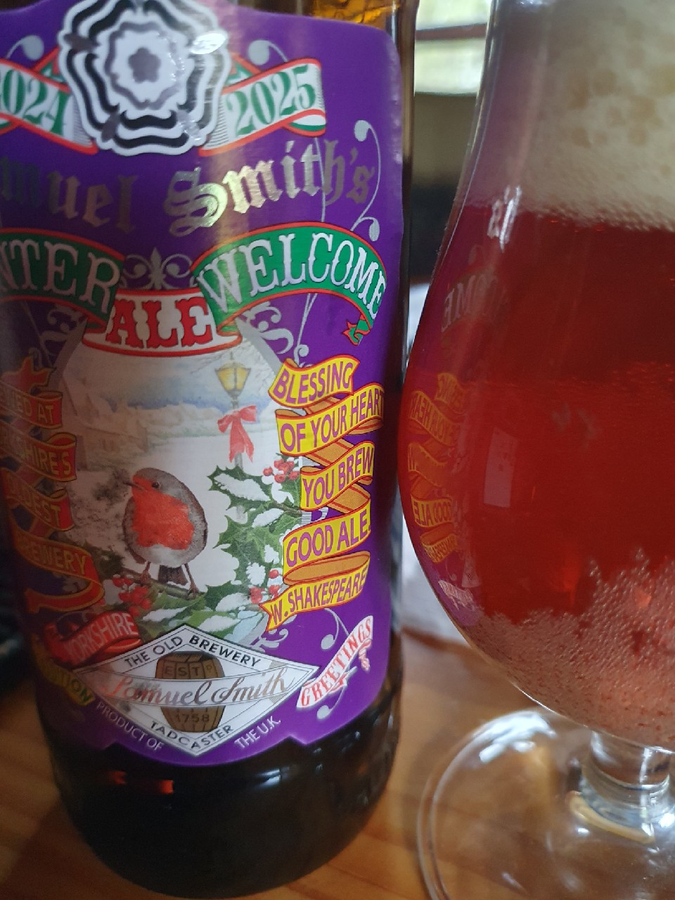 winter wellcome ale 2021-2022, England