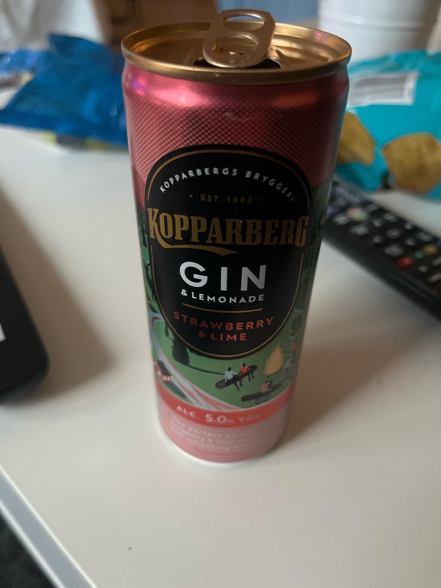 Kopparberg Gin & Lemonade - Strawberry & Lime, Sweden