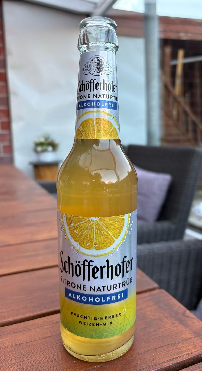 Schöfferhofer Zitrone Naturtrüb Alkoholfrei, Germany