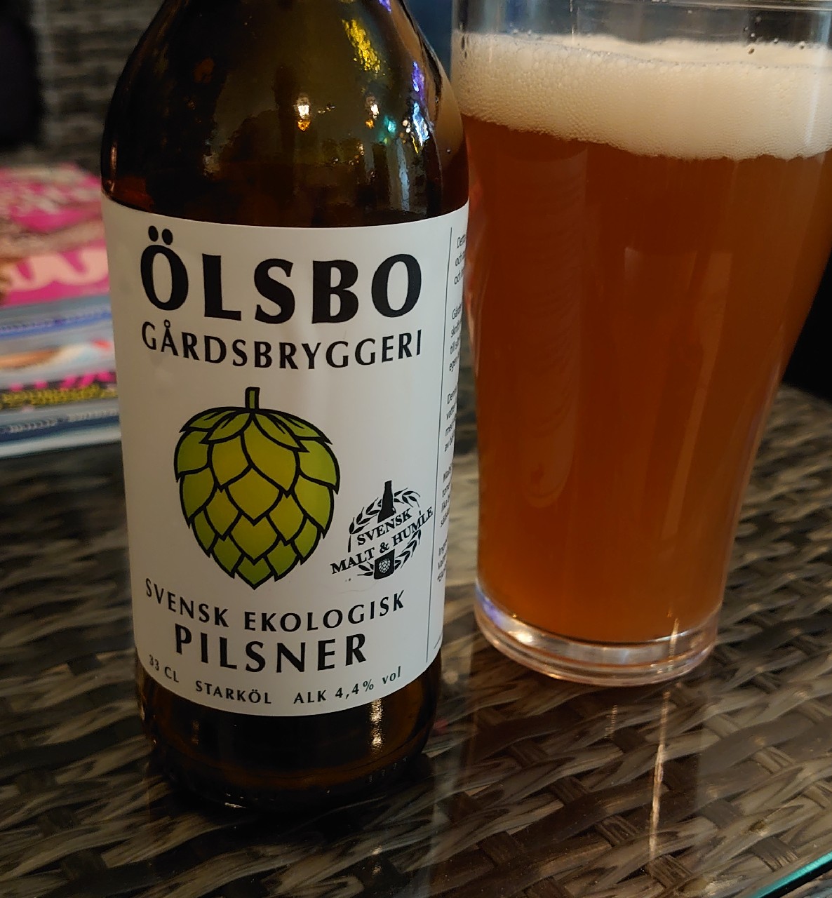 ölsbro gårdsbryggeri pilsner, Sweden