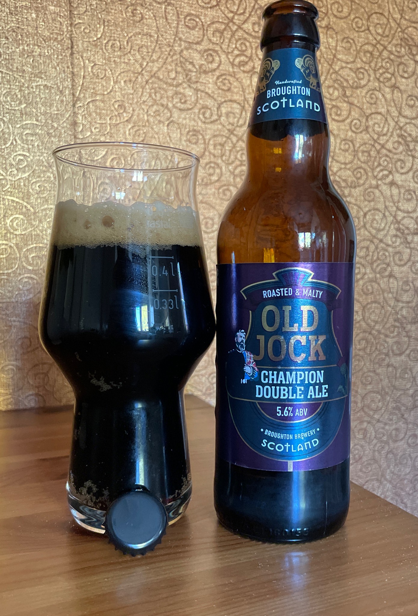 Old Jock Champion Double Ale, Scotland