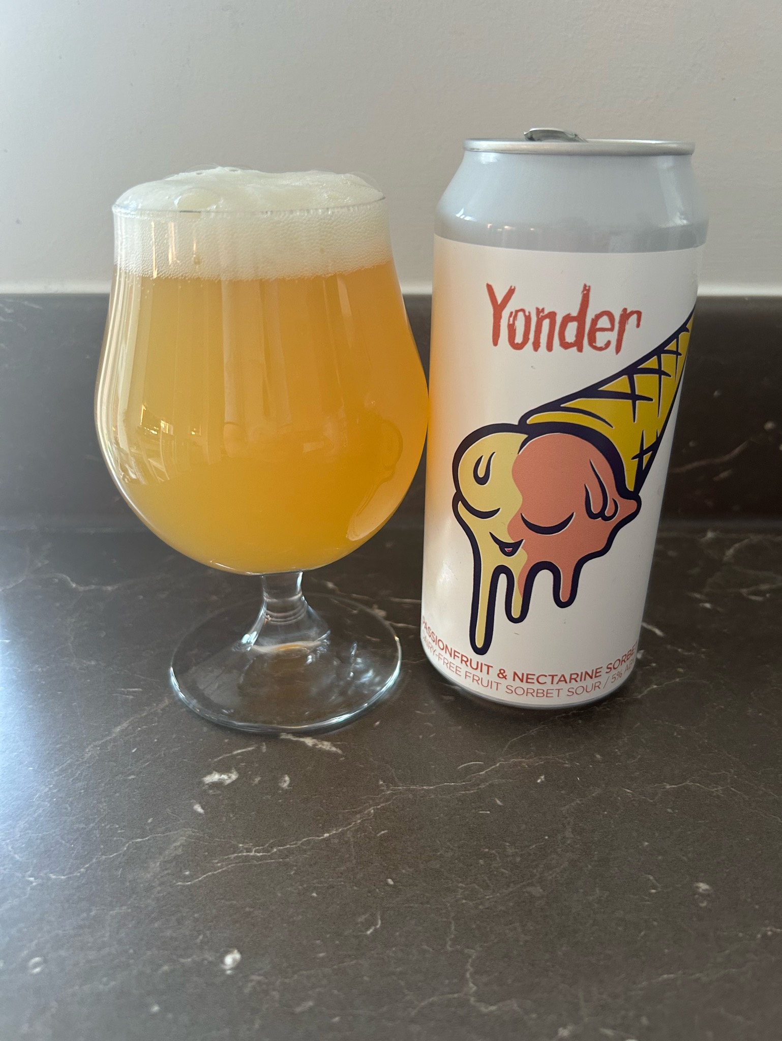 Passionfruit & Nectarine Sorbet, England