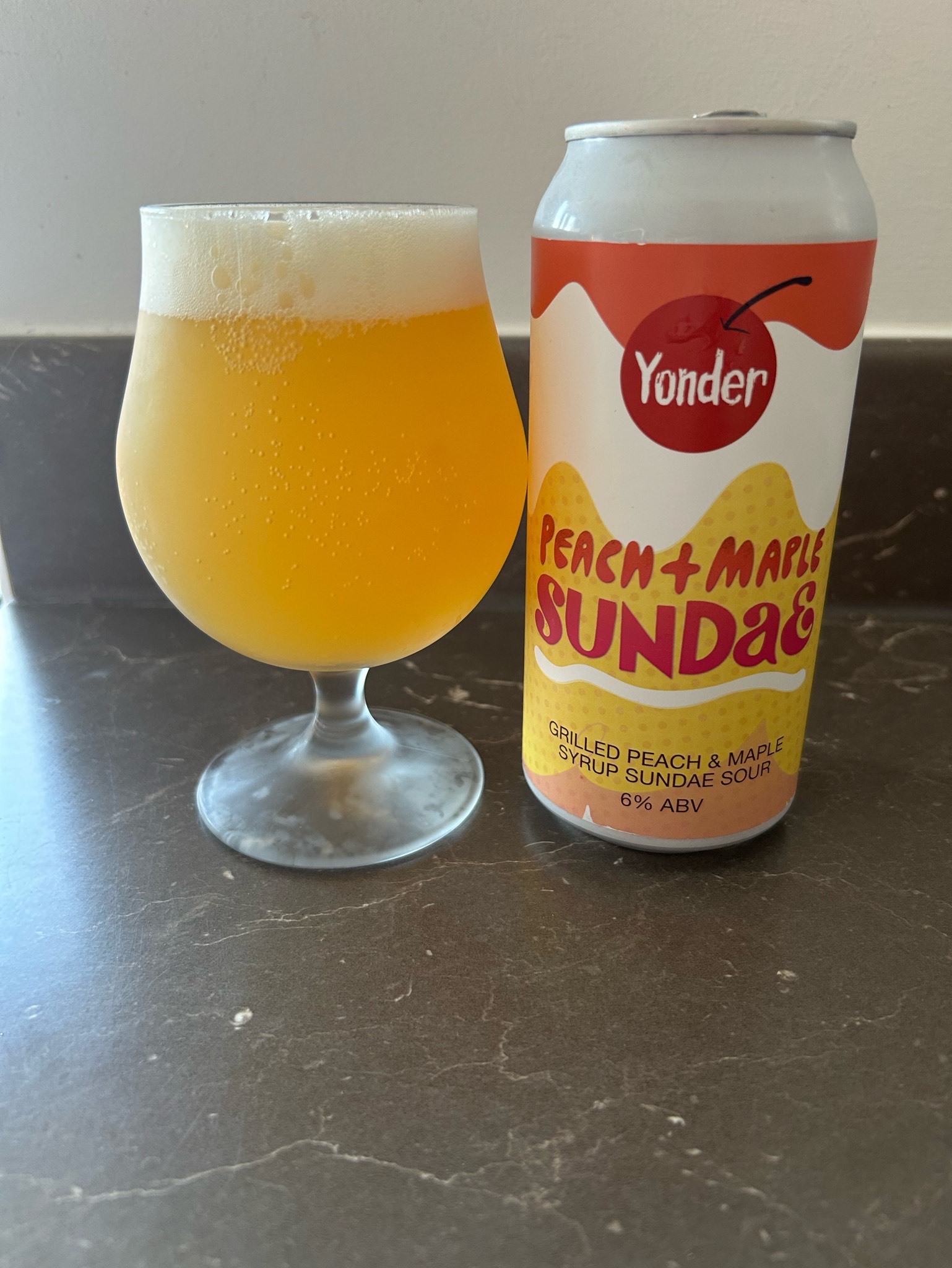 Peach + Maple Sundae, England