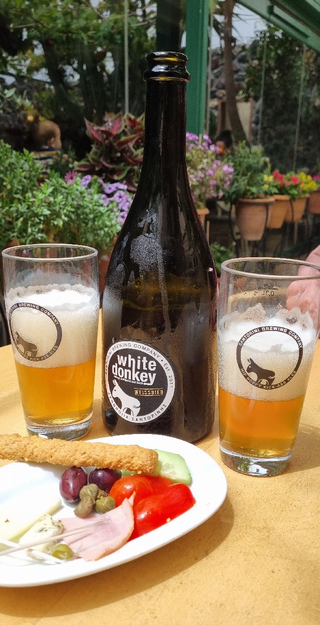 White donkey, Santorini Brewing Company