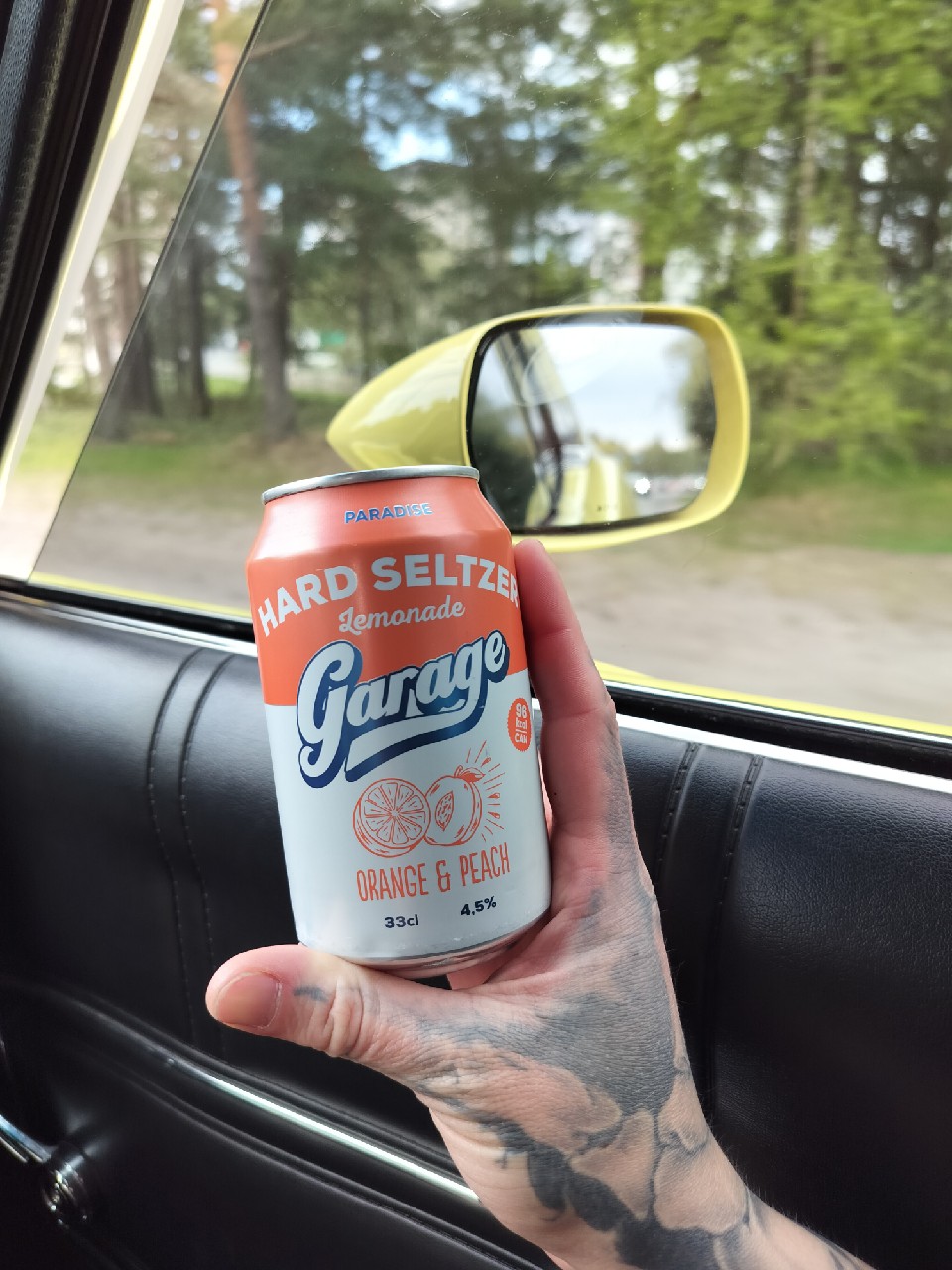 Garage Hard Seltzer Lemonade Paradise Orange & Peach, Finland