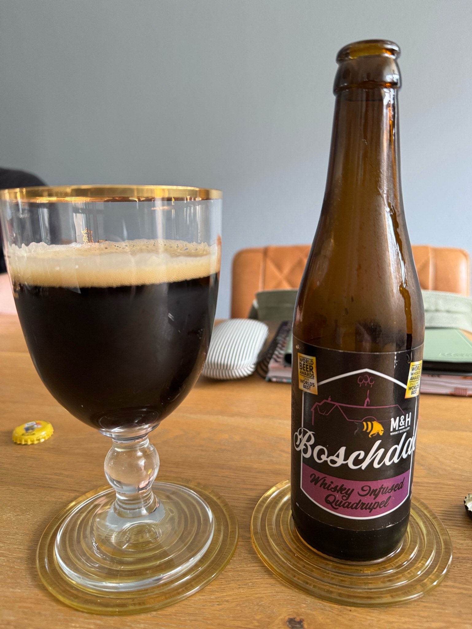 Boschdal Whisky Infused quadrupel, Brouwerij Het Nest