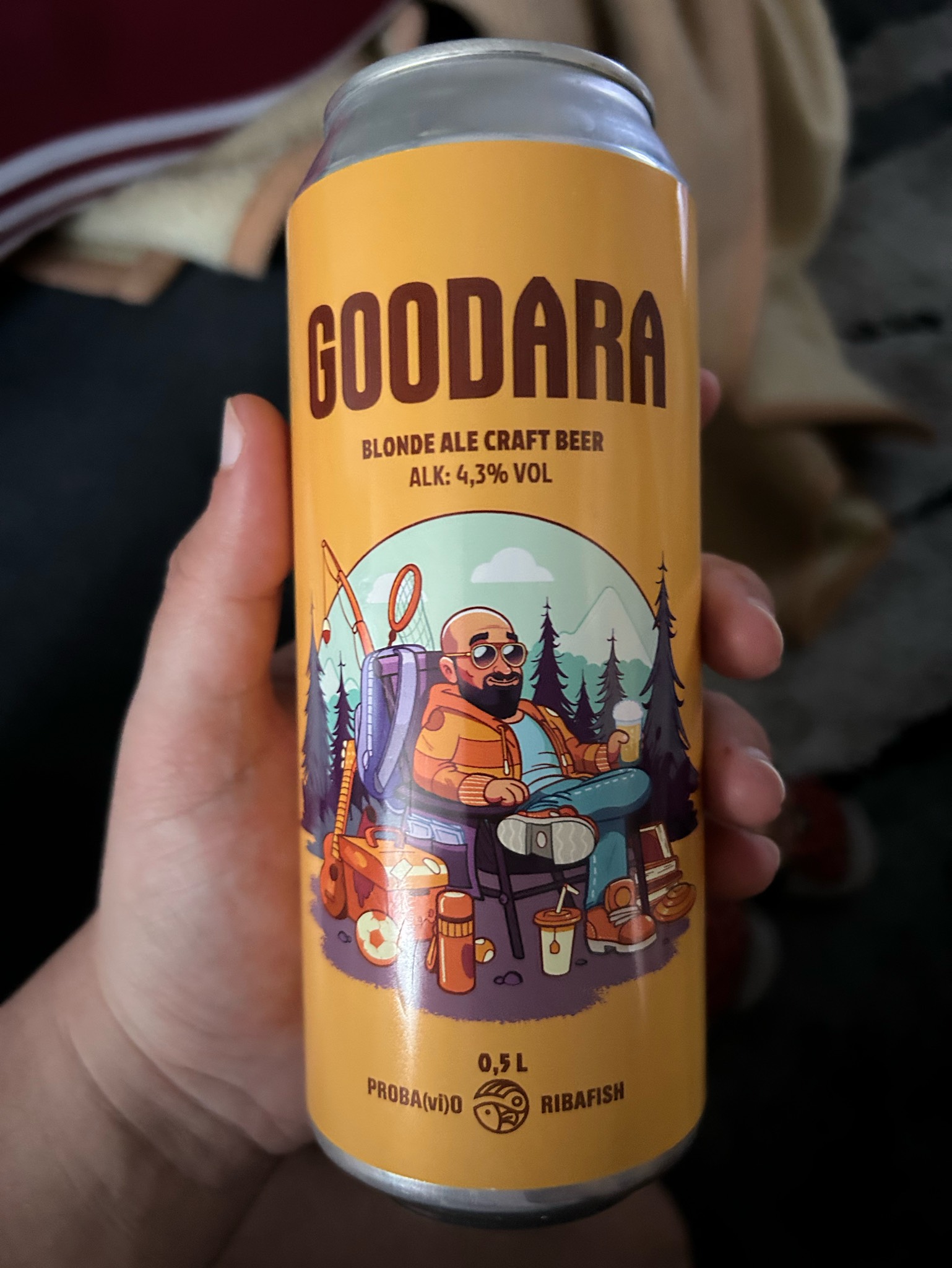 Goodara blonde ale craft beer, Lepi Dečki Brewery