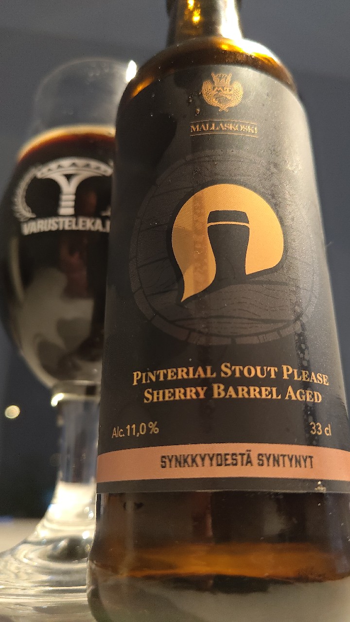 Pinterial Stout Please Sherry Barrel Aged, Finland