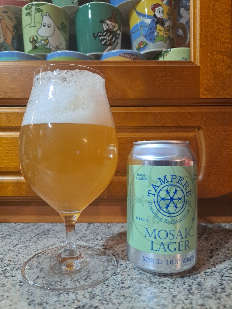 Mosaic Lager, Tampere Brewing & Distilling Co