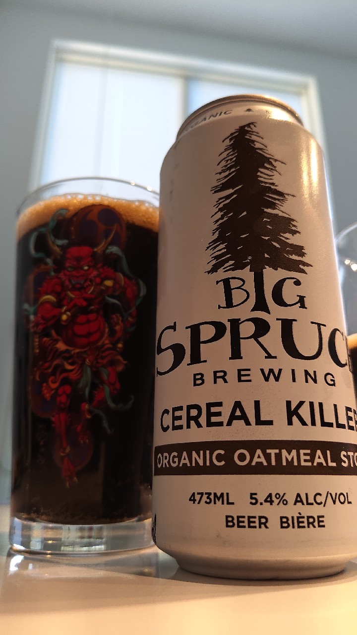 Cereal Killer Oatmeal Stout, Big Spruce Brewing