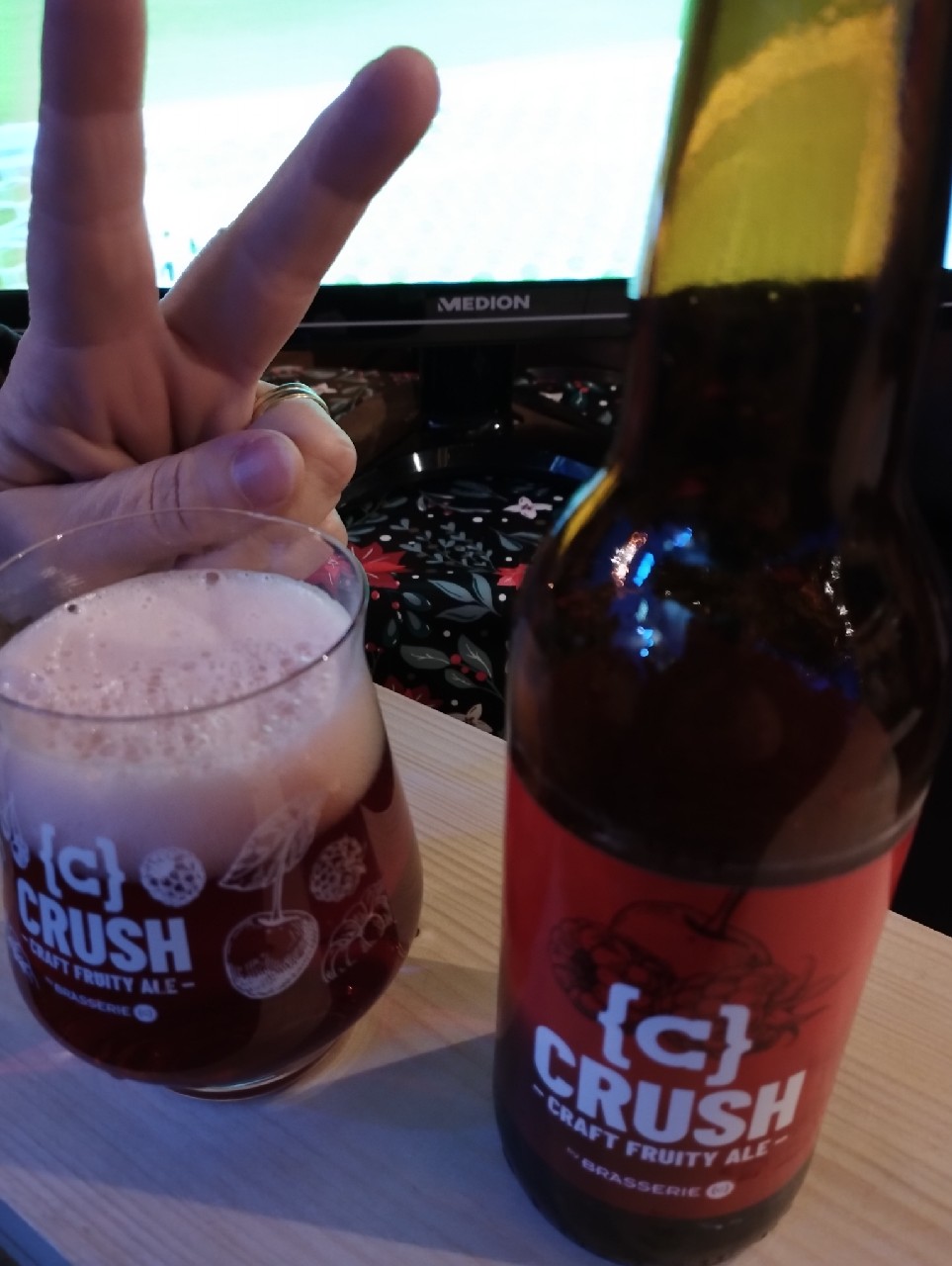 Crush {C} craft fruity ale, Belgium