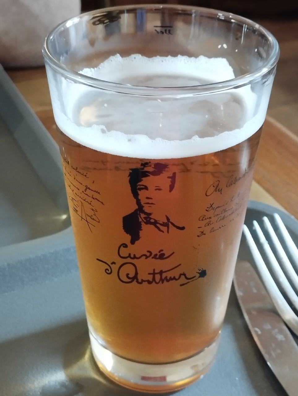 Cuvée D'Arthur Blonde, Brasserie D'Arthur