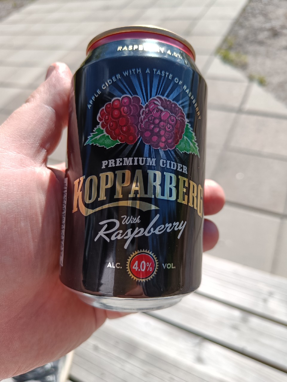 Kopparberg Rasperry, Sweden