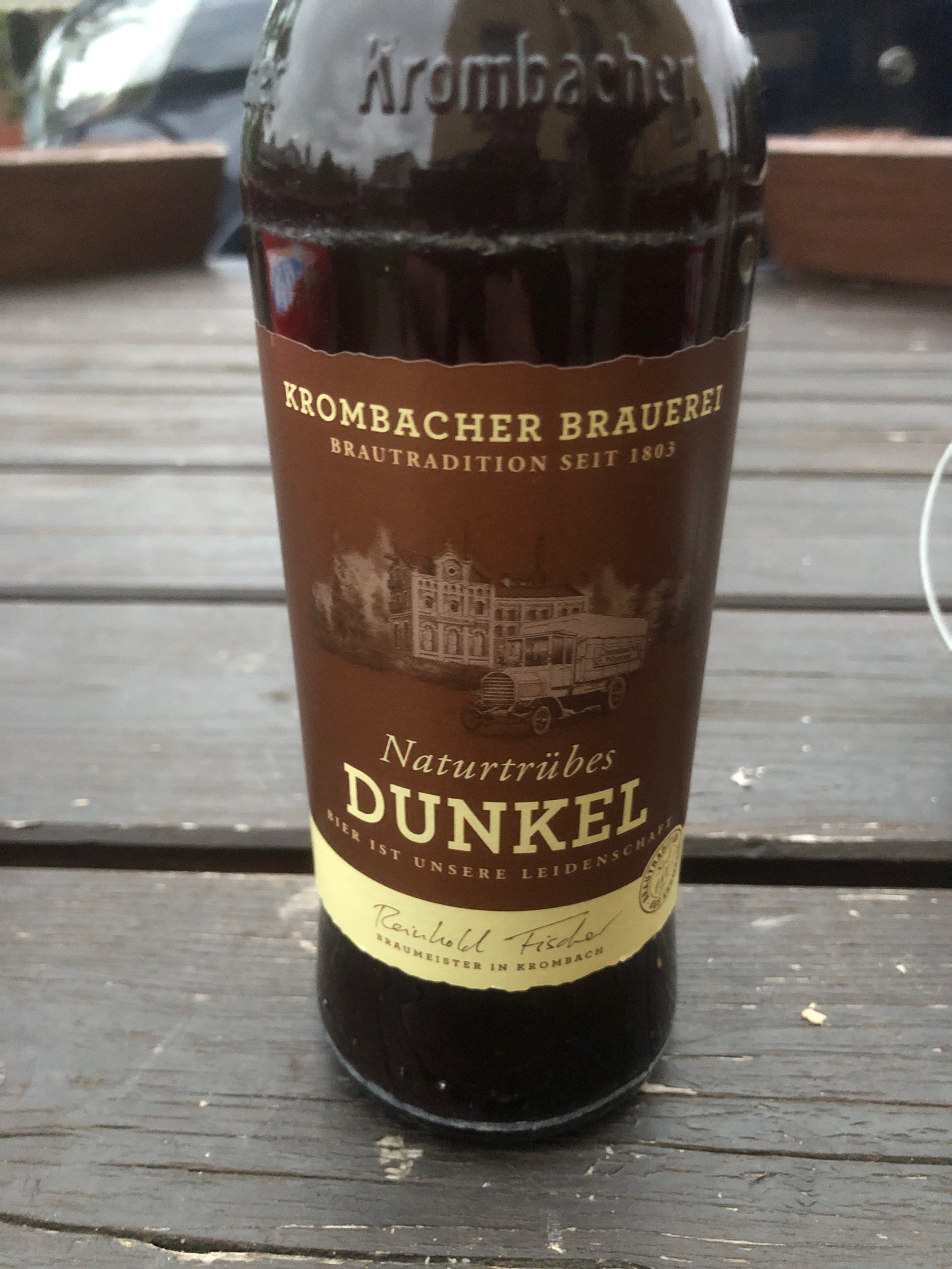 Krombacher Naturtrübes Dunkel, Germany