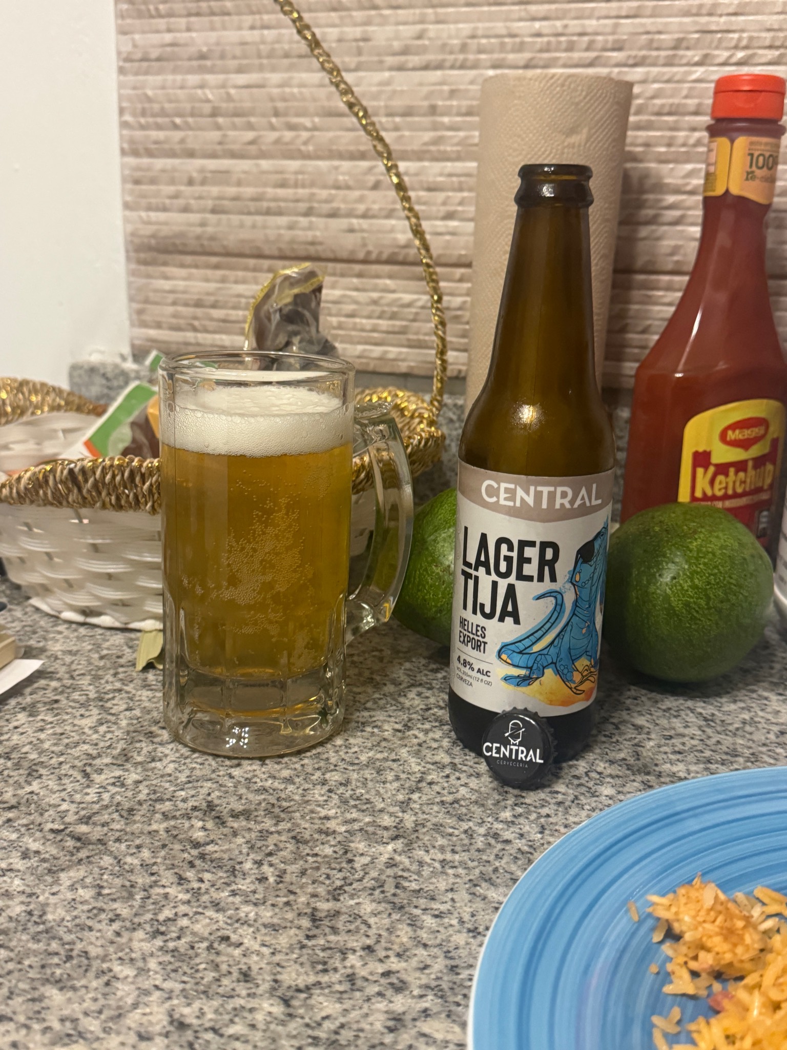 Lager Tija, Cervecería Central