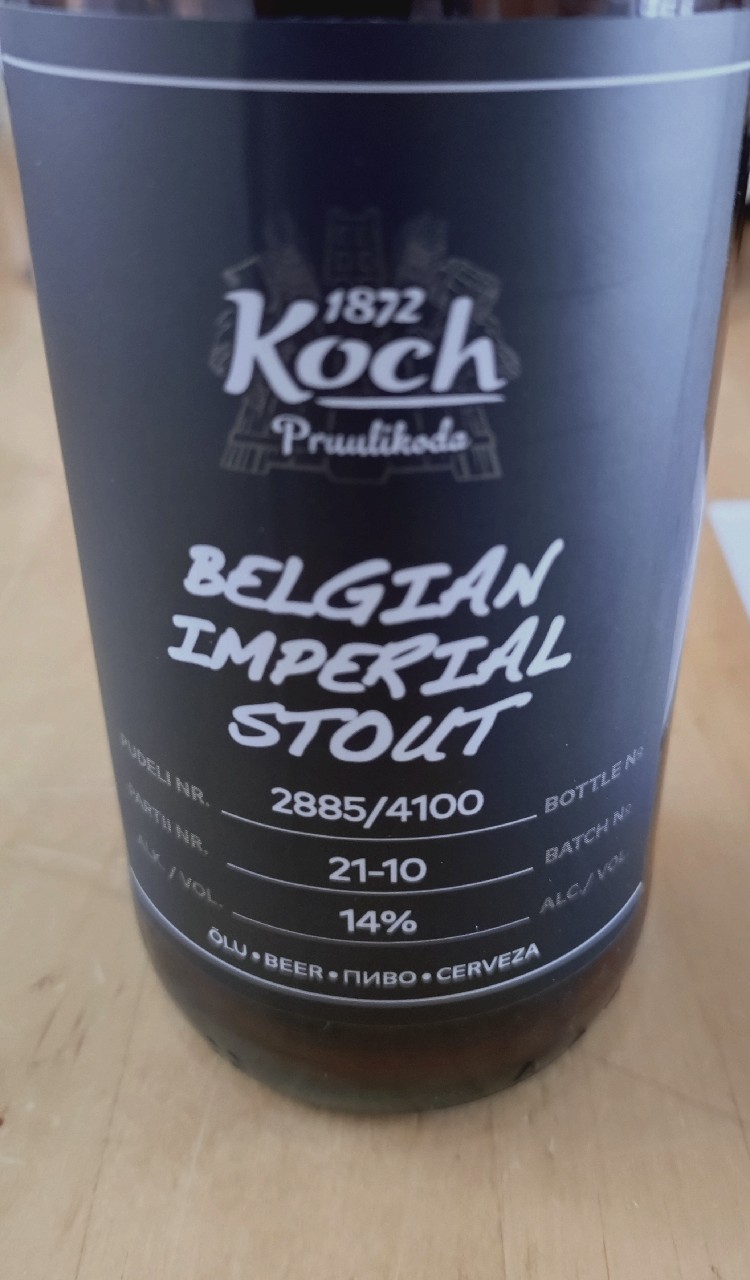 Belgian Imperial Stout, Estonia