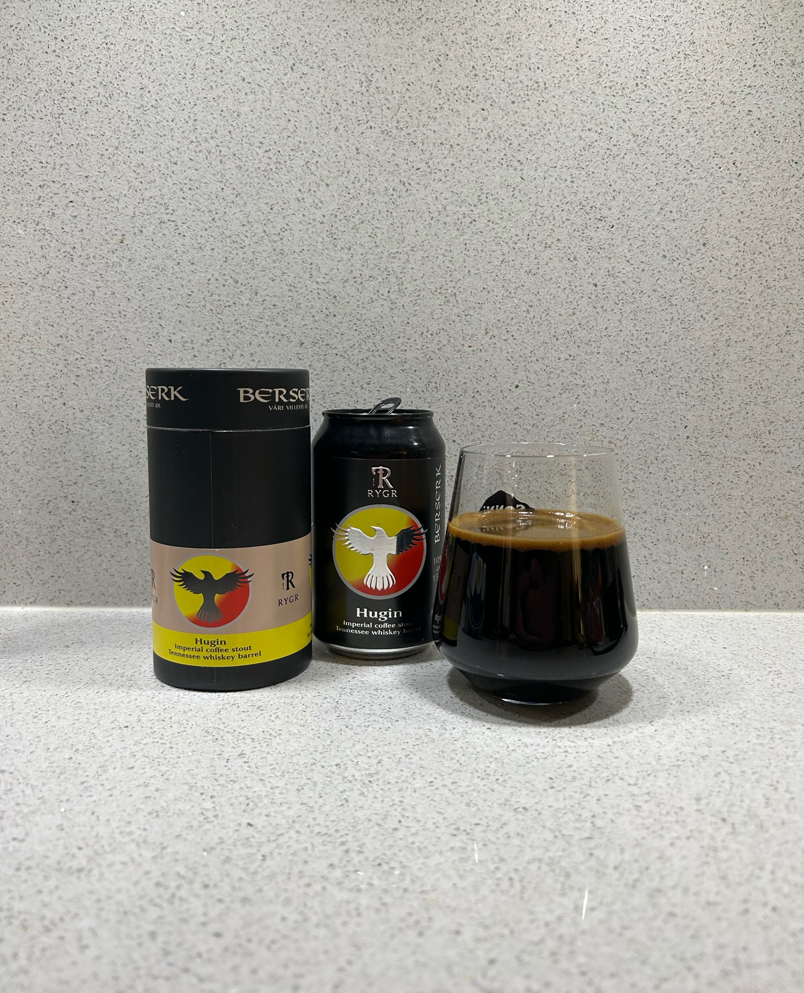 Hugin Imperial Coffee Stout Tennessee Whiskey Barrel, Norway