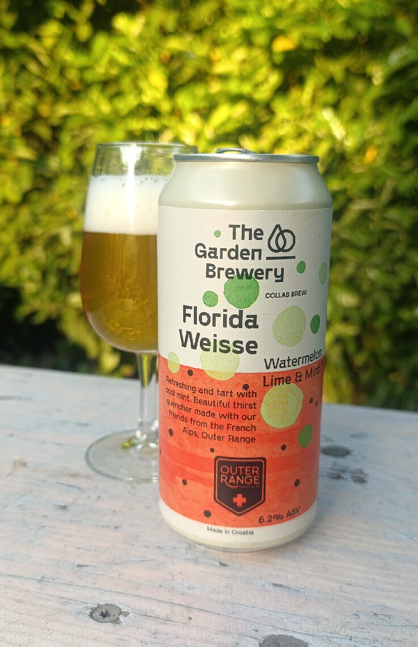 Florida Weisse : Watermelon, Lime & Mint - Outer Range Collab, Croatia