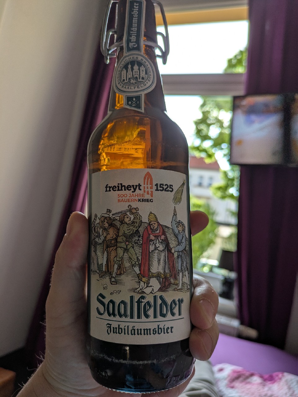 Saalfelder Jubiläumsbier 125 Jahre bürgerliches Brauhaus, Bürgerliches Brauhaus Saalfeld