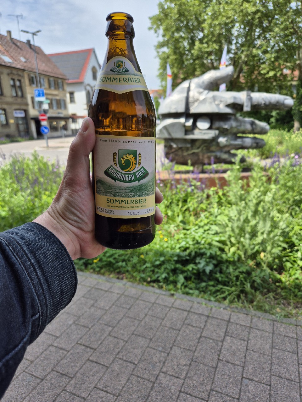 Gruibinger Sommerbier, Lammbrauerei Hilsenbeck - Gruibinger Bier