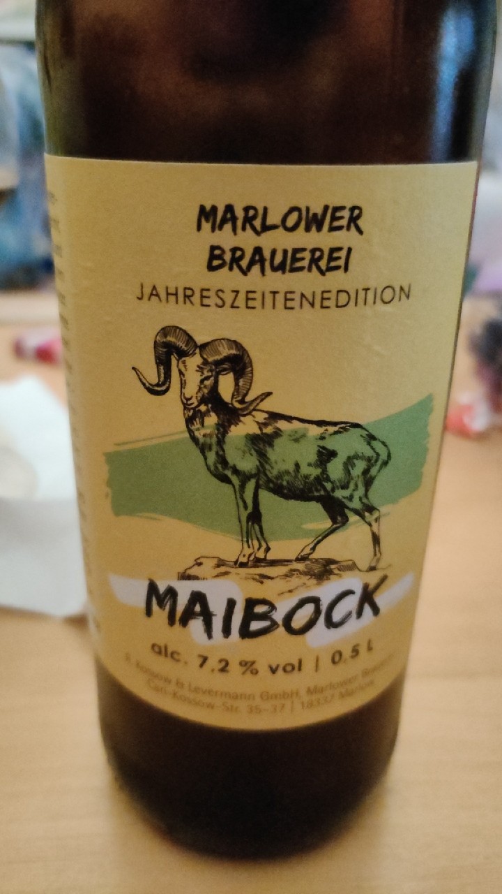 Marlower Maibock, Marlow Brauerei