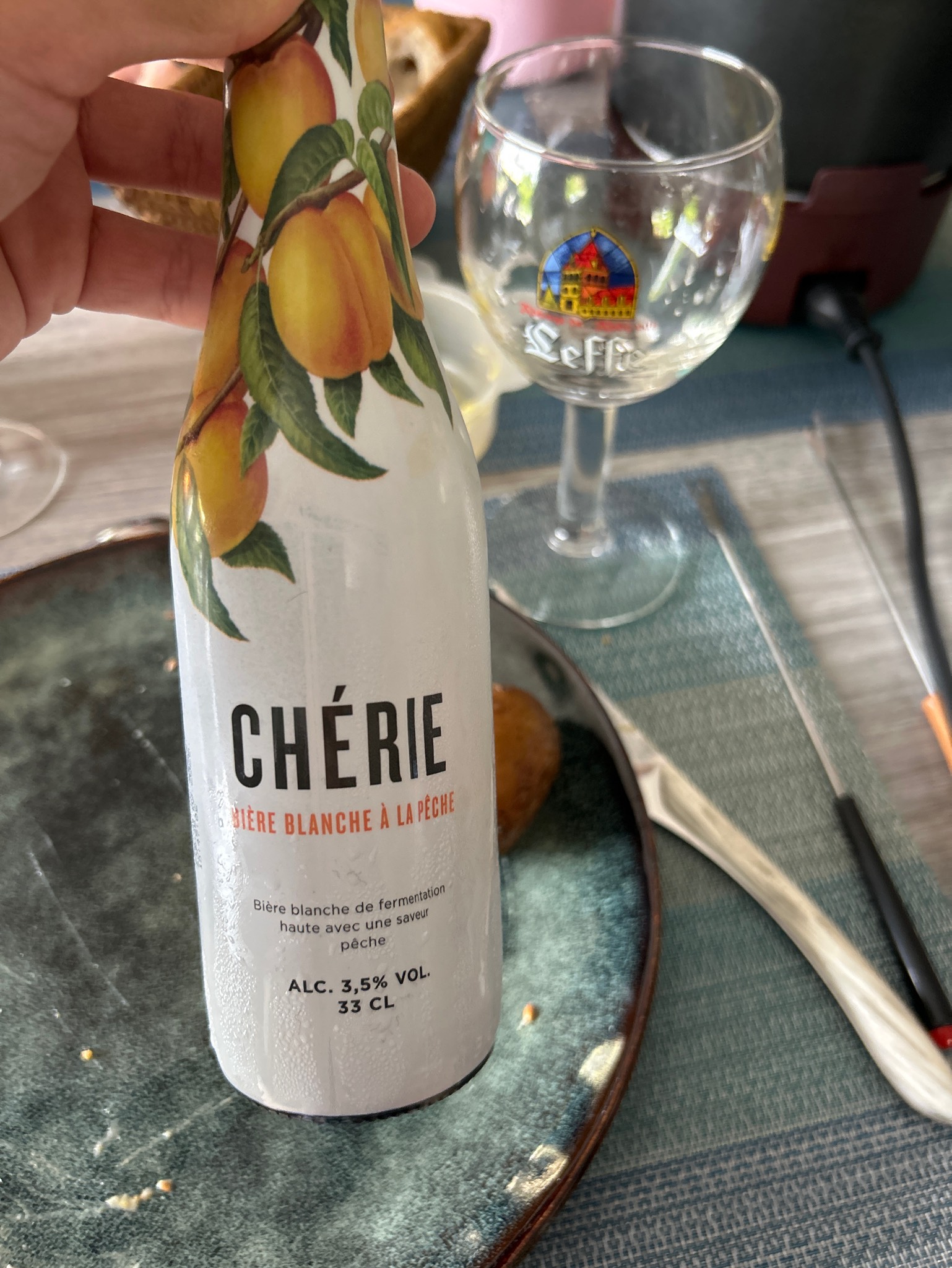Chérie Bière Blanche À La Pêche, Belgium