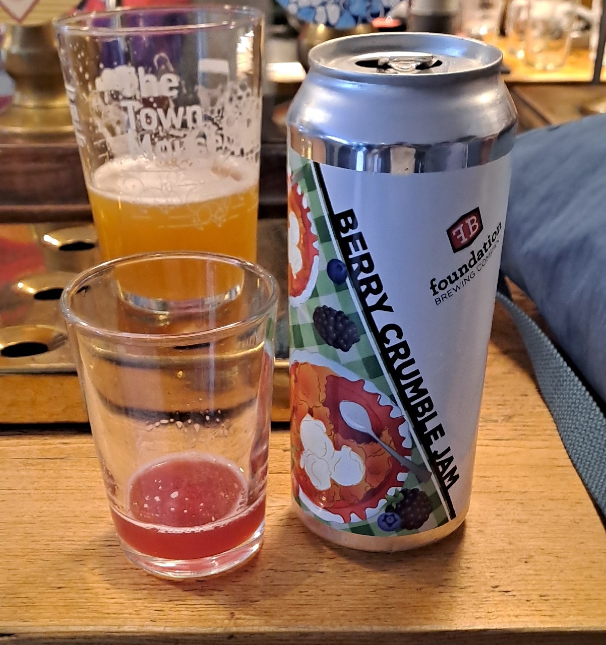 berry crumble jam, Foundation Brewing Company