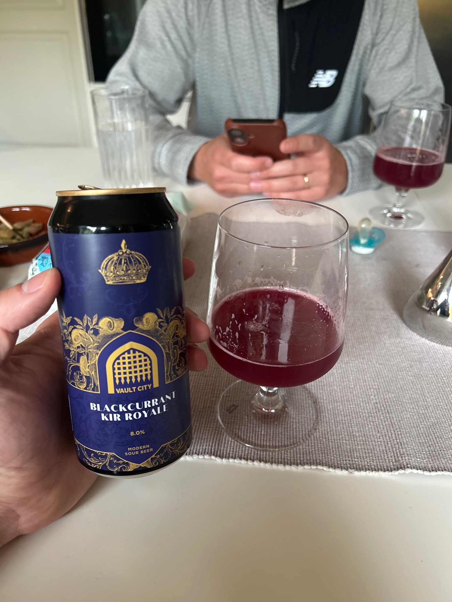 Blackcurrant Kir Royale, Scotland