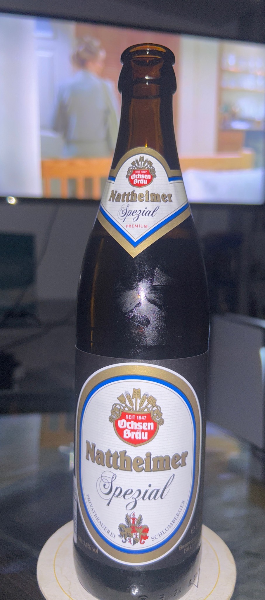 Ochsen Bräu Nattheimer Spezial, Privatbrauerei Gebrüder Schlumberger