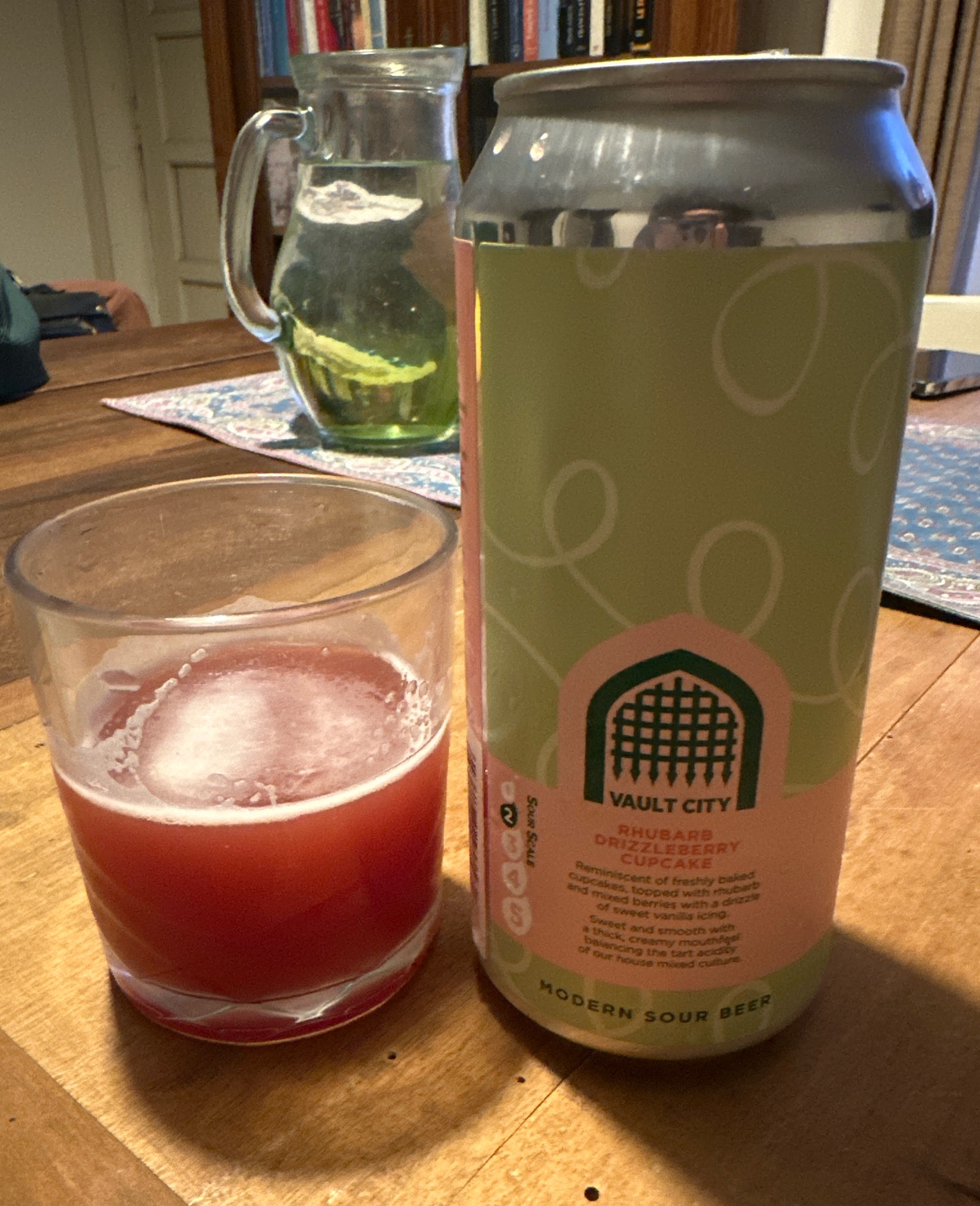 Rhubarb Drizzleberry Cupcake, Scotland