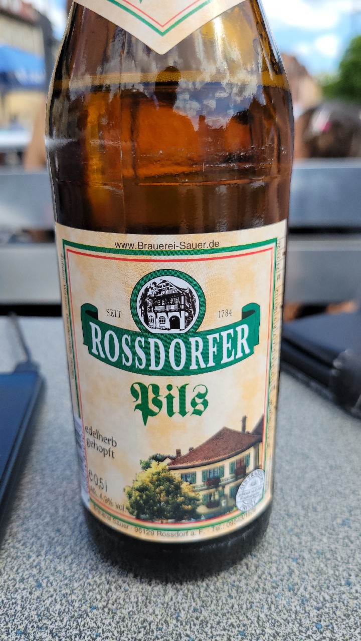Rossdorfer Pils, Brauerei Sauer