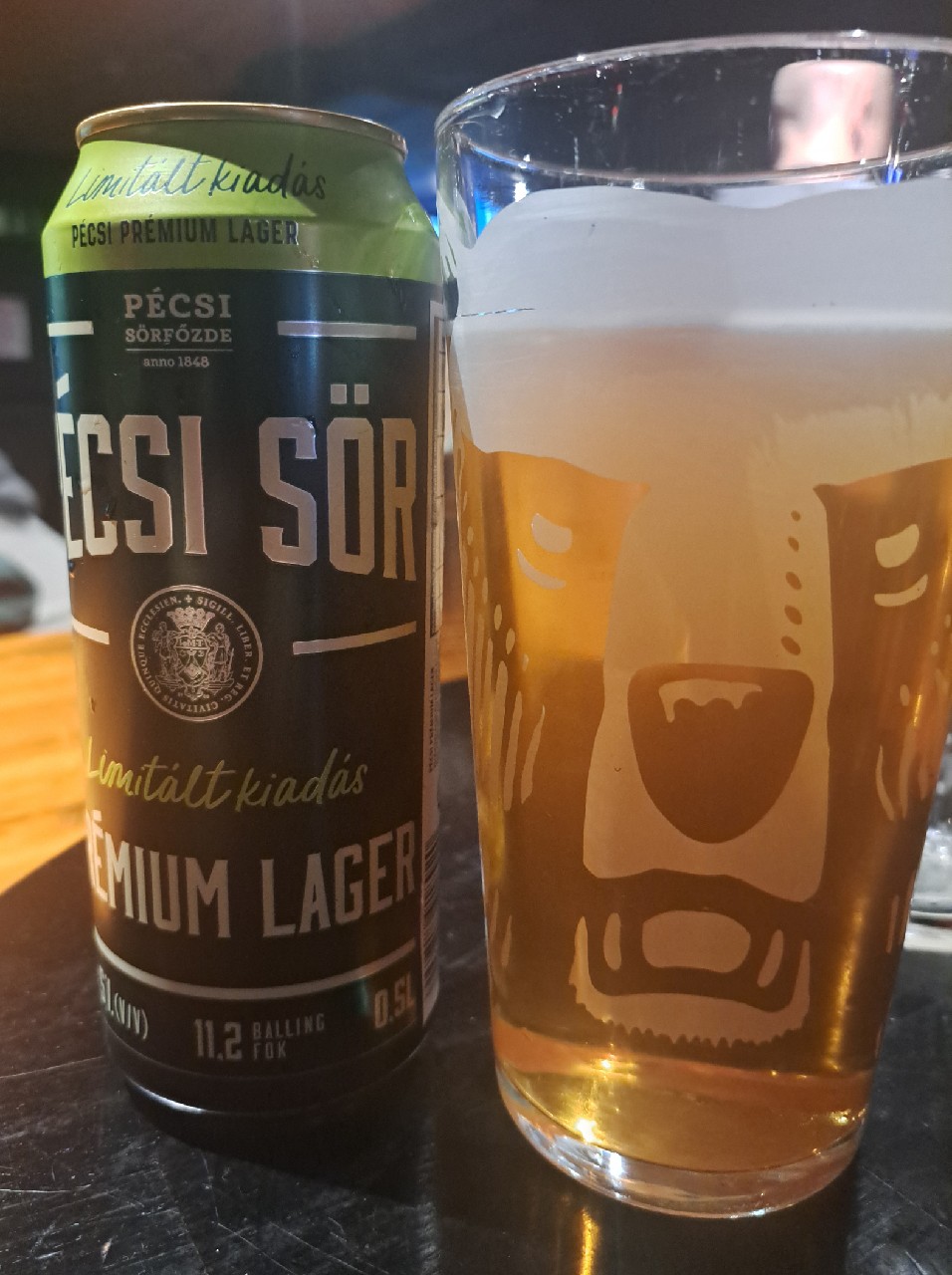Pécsi Sör Prémium Lager, Hungary