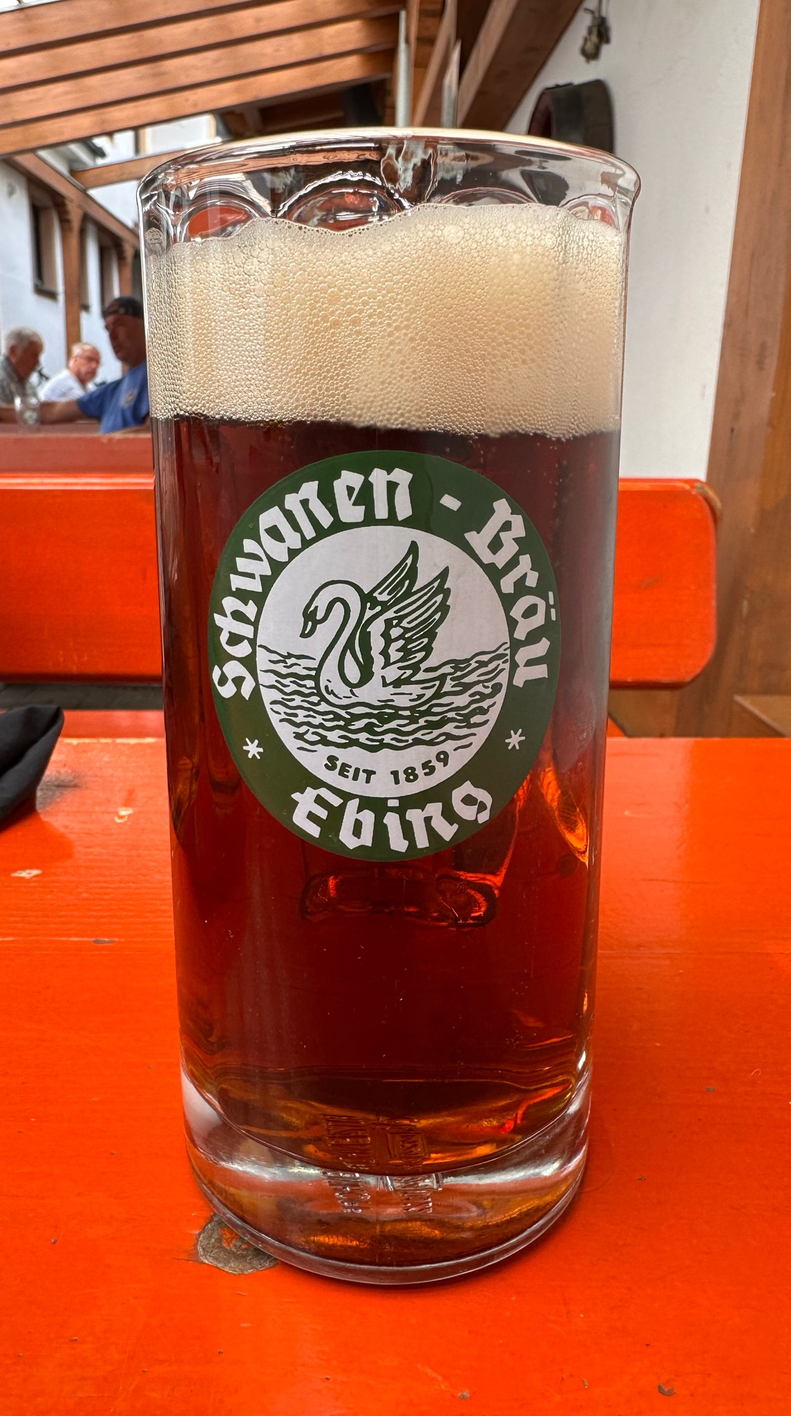 Vollbier Dunkel, Schwanen-Bräu Ebing