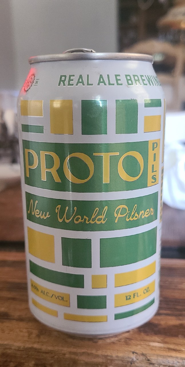 Proto new world pilsner, Real Ale Brewing Company