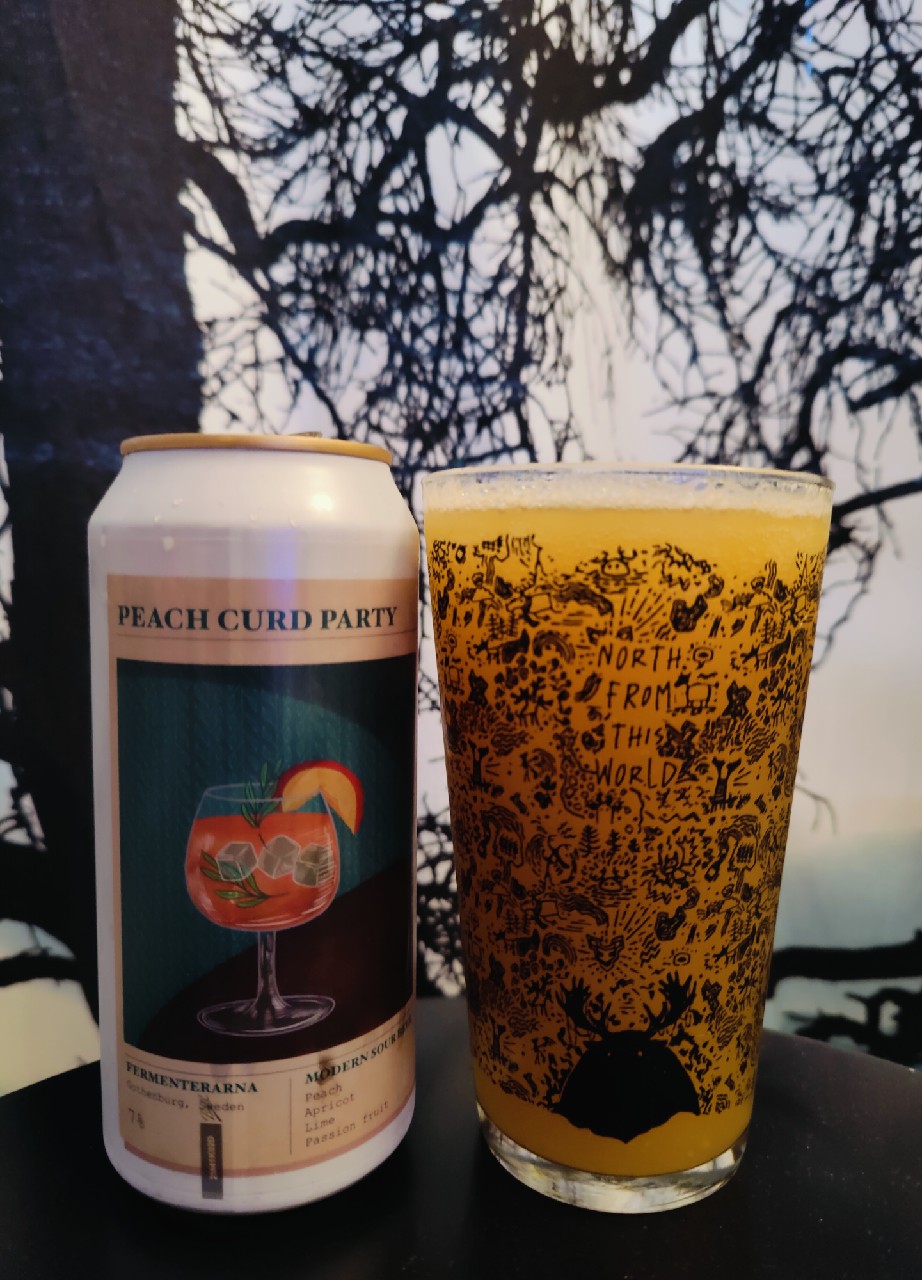 peach curd party, Sweden