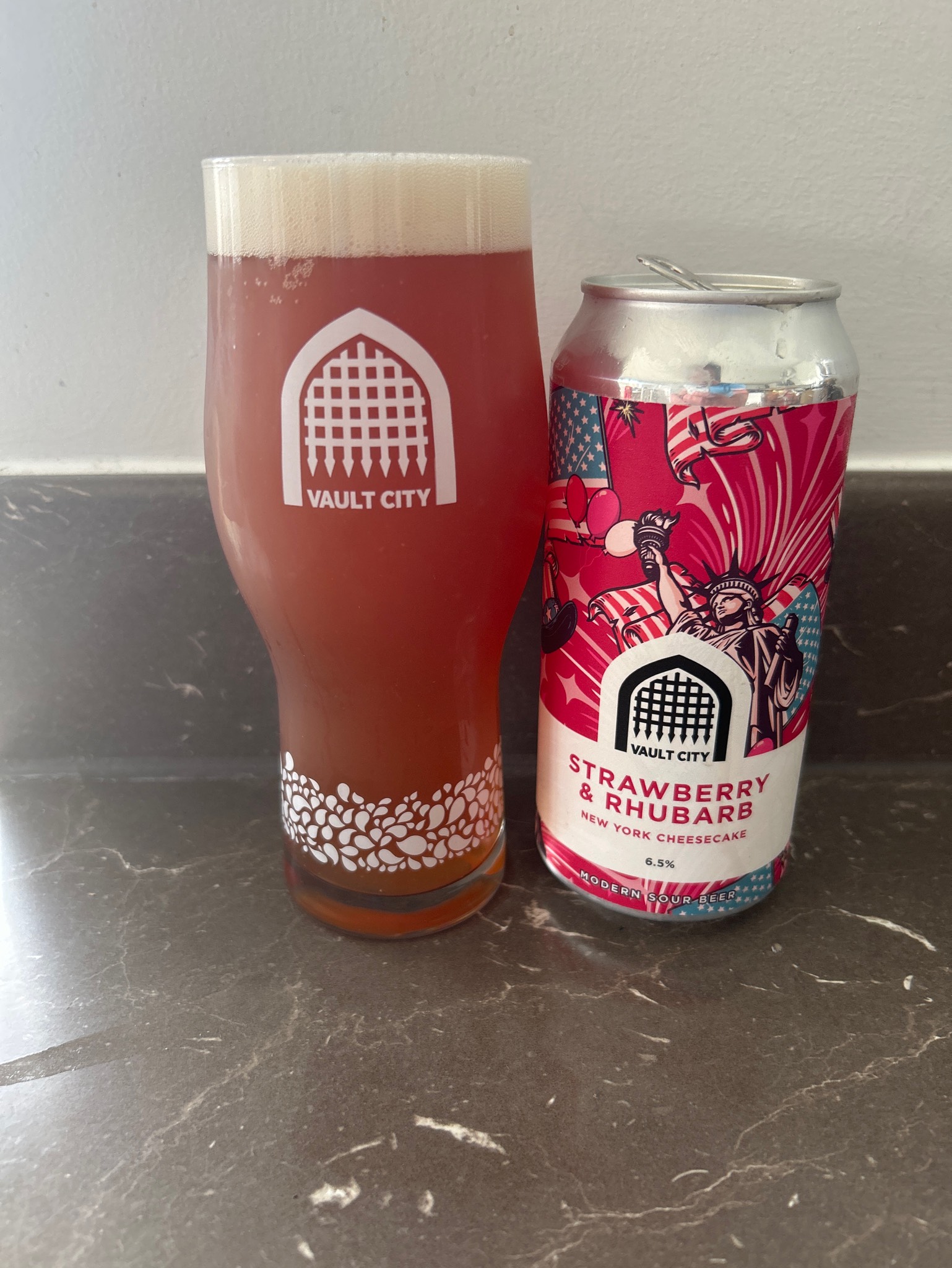 Strawberry & Rhubarb New York Cheesecake, Scotland