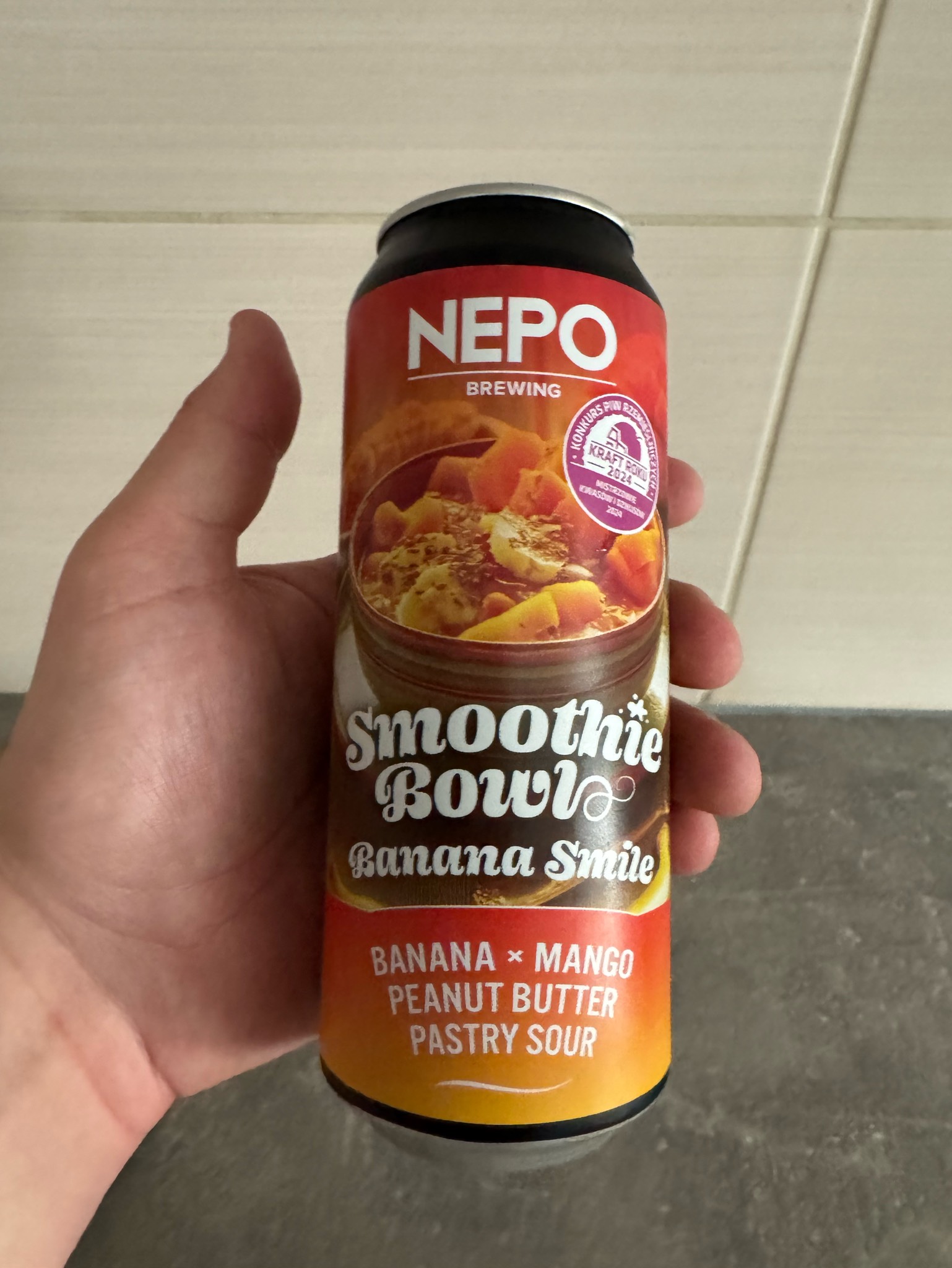 Smoothie bowl - Banana smile, Poland