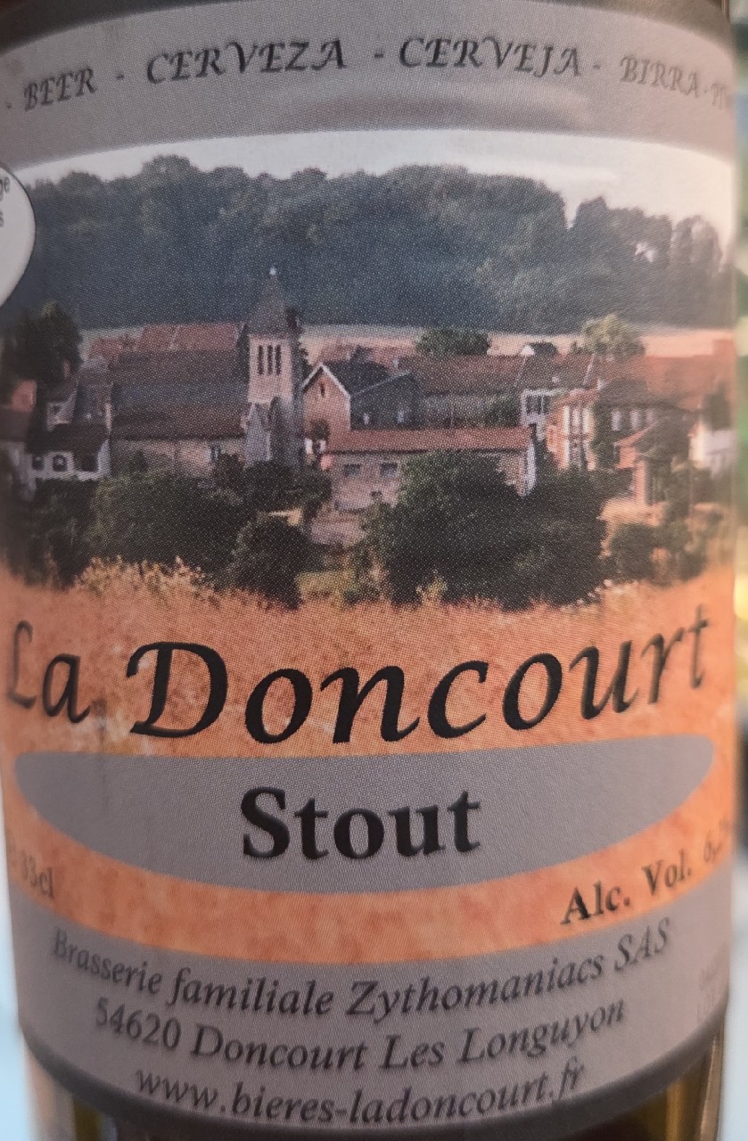 La Doncourt Stout, Brasserie Zythomaniacs (La Doncourt)