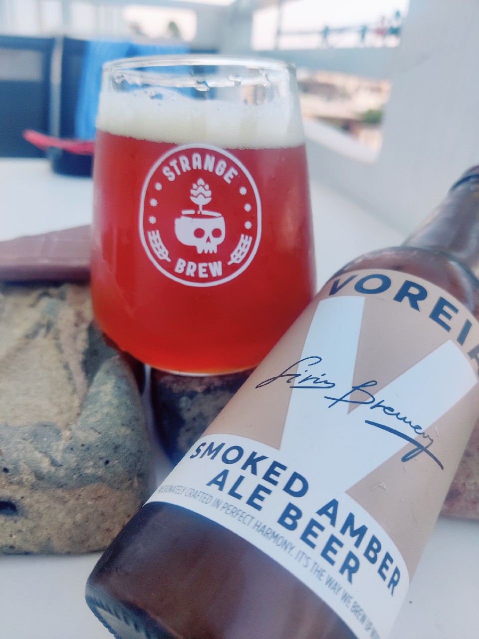 Voreia Smoked Amber Ale Beer, Greece